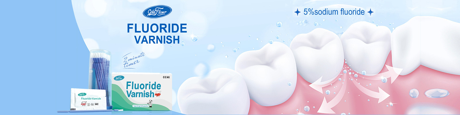 calidad Barniz dental del fluoruro Fábrica