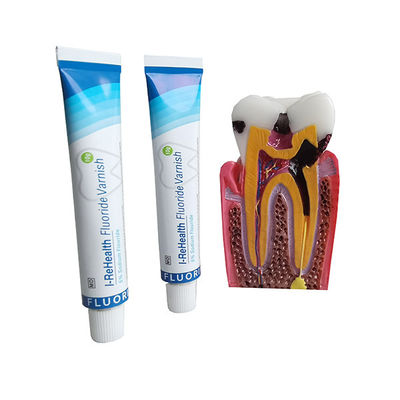 el barniz amarillo sabroso del fluoruro del melón de 10g /Piece para los dientes barniza la protección