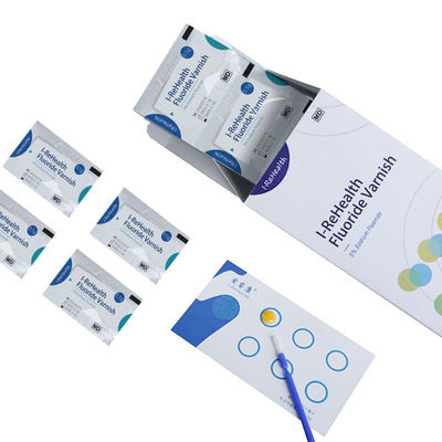 Barniz pediátrico del fluoruro de la odontología del CE aplicado a la prevención 0.5g/Pouch de la caries