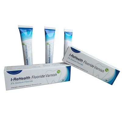 Fluoruro de secado rápido de 15 segundos barnizar el color amarillo para pediátrico