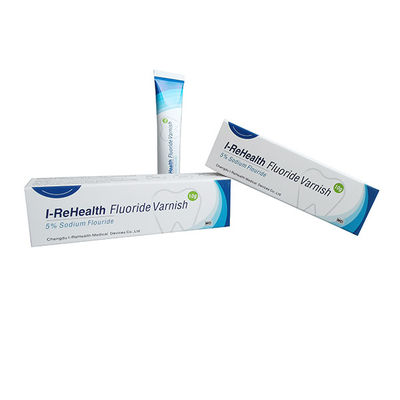 barniz amarillo del fluoruro de sodio de 10g /Piece el 5% para el niño