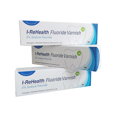 barniz amarillo del fluoruro de sodio de 10g /Piece el 5% para el niño