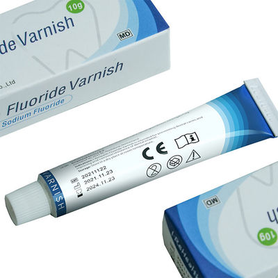 Barniz de flúor de sodio al 5% con certificación CE ISO y sabor a melón para prevenir la caries dental