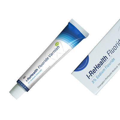Barniz de flúor de sodio al 5% con certificación CE ISO y sabor a melón para prevenir la caries dental