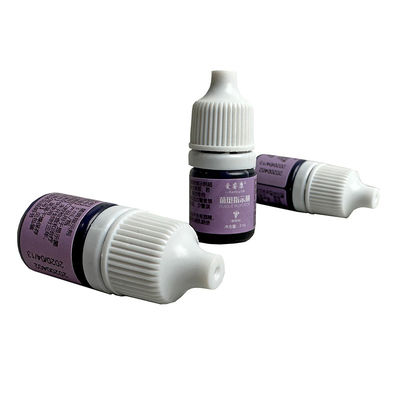 Embalaje de teñido bicolor del indicador 3Ml de la placa dental del color púrpura para los niños