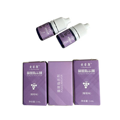 Indicador de limpieza dental Botella Tipo de envase Lugar seco Almacenamiento para profesionales dentales