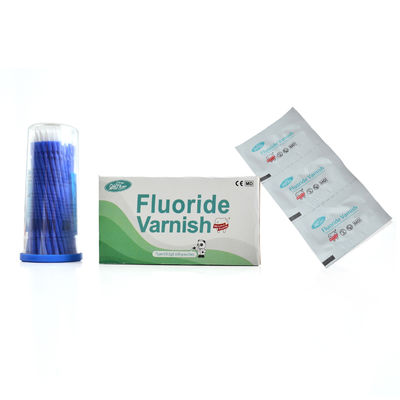 cuidado dental del fluoruro del barniz del fluoruro del color blanco 0.4g para la prevención de la caries dental con CE