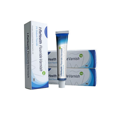 Barniz dental del fluoruro pediátrico NaF del sabor el 5% del melón para los dientes sensibles 10g