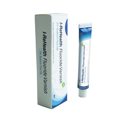 El fluoruro dental pegajoso Naf natural del barniz de la resina el 5% previene caries
