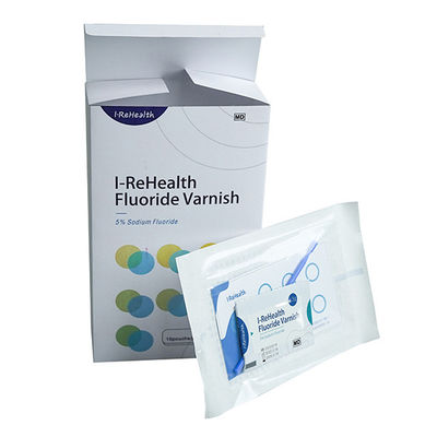 barniz dental del fluoruro del sistema 0.5g 10 para los adultos