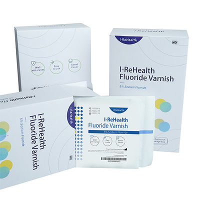 barniz determinado del fluoruro de sodio 0.5g 10 para los dientes sensibles de los adultos