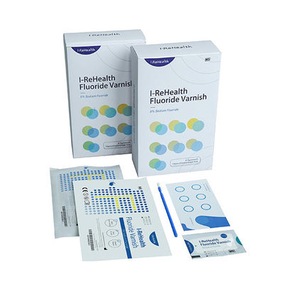 Barniz pediátrico del fluoruro del sodio del 5% para la caja de la sensibilidad de diente 10PK/