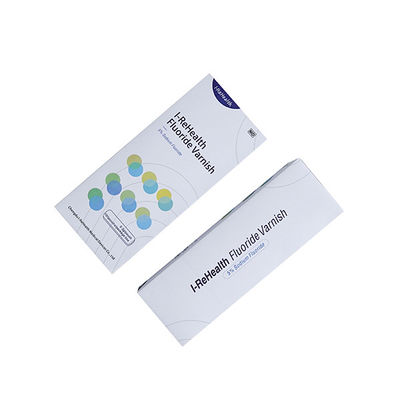 El diente pegajoso del fluoruro del sodio del 5 por ciento barniza el bolso 0.5g 100/la caja