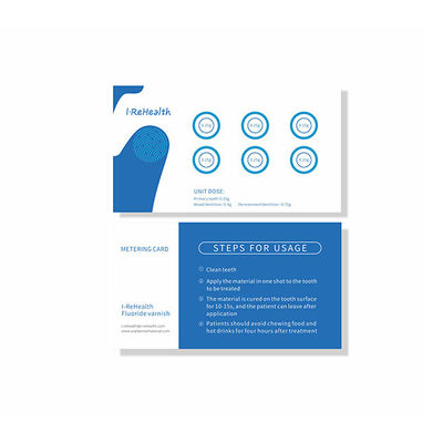 barniz del fluoruro de sodio de 0.5g/Bag el 5% para los dientes sensibles con Ce