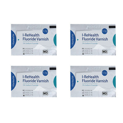 CE del barniz del fluoruro del olor 0.5g/Pounch de Tasety certificado para el niño